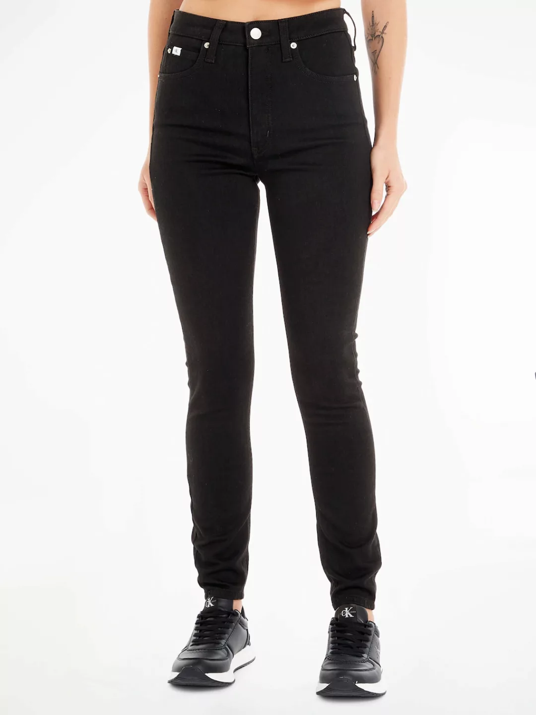 Calvin Klein Jeans Skinny-fit-Jeans HIGH RISE SUPER SKINNY ANKLE günstig online kaufen