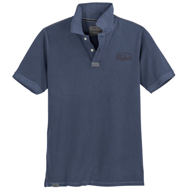 redfield Poloshirt Große Größen Herren Poloshirt Vintage denimblau Redfield günstig online kaufen