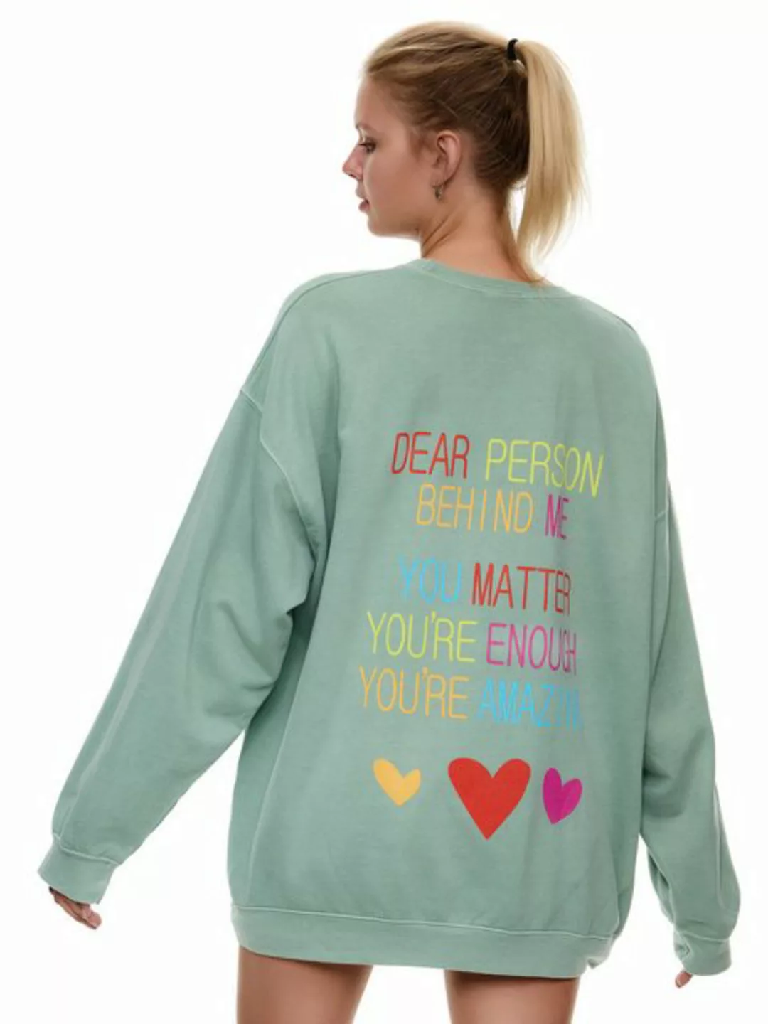 Worldclassca Sweatshirt Worldclassca Oversized Sweatshirt YOU MATTER Print günstig online kaufen