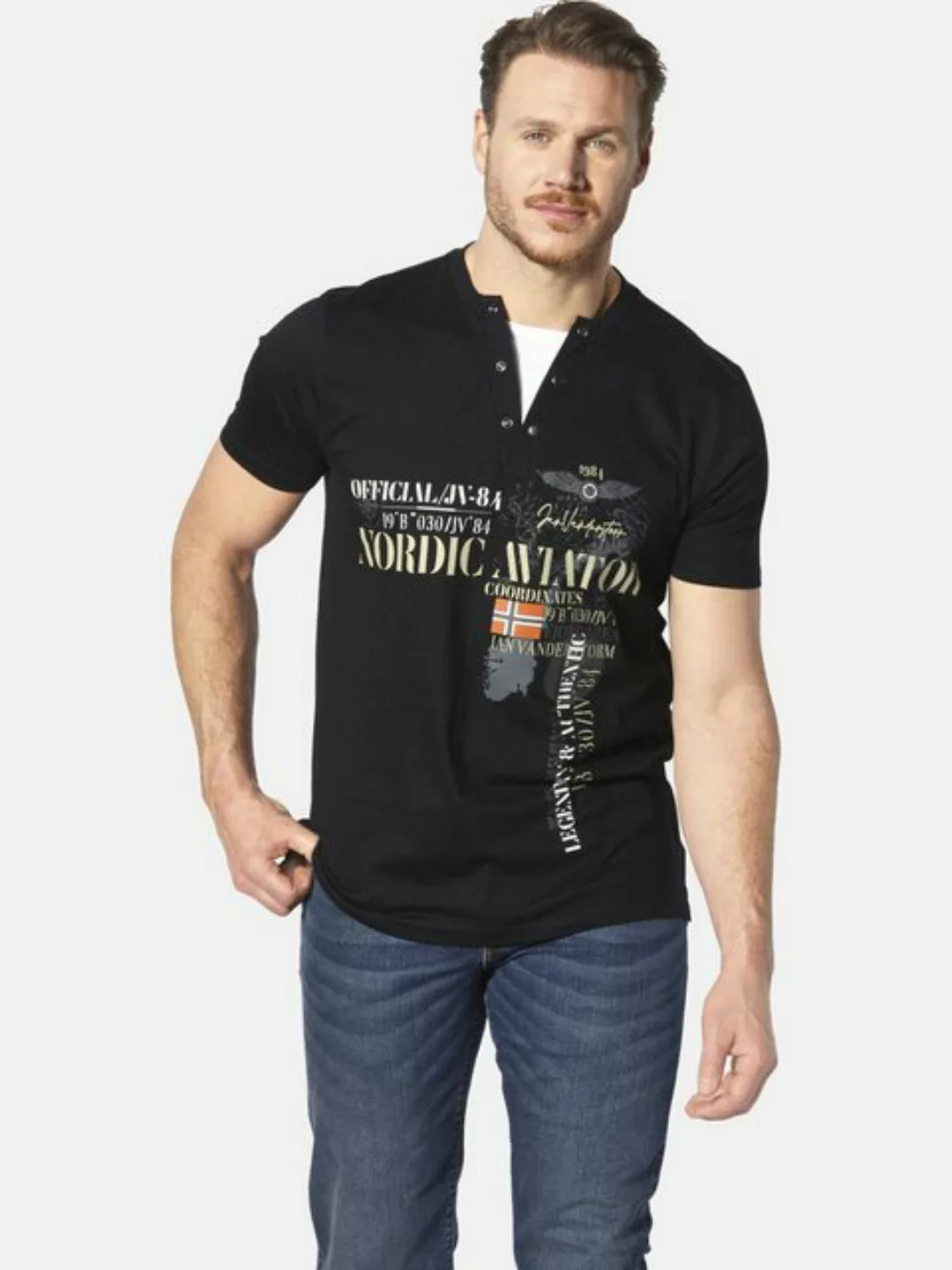 Jan Vanderstorm T-Shirt ULJAS günstig online kaufen