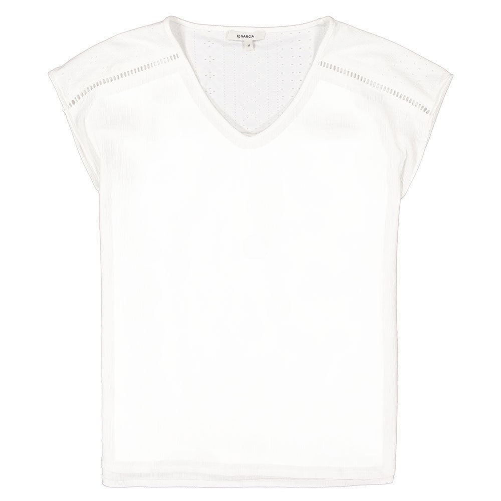 Garcia T-shirt Kurzarm T-shirt M Off White günstig online kaufen