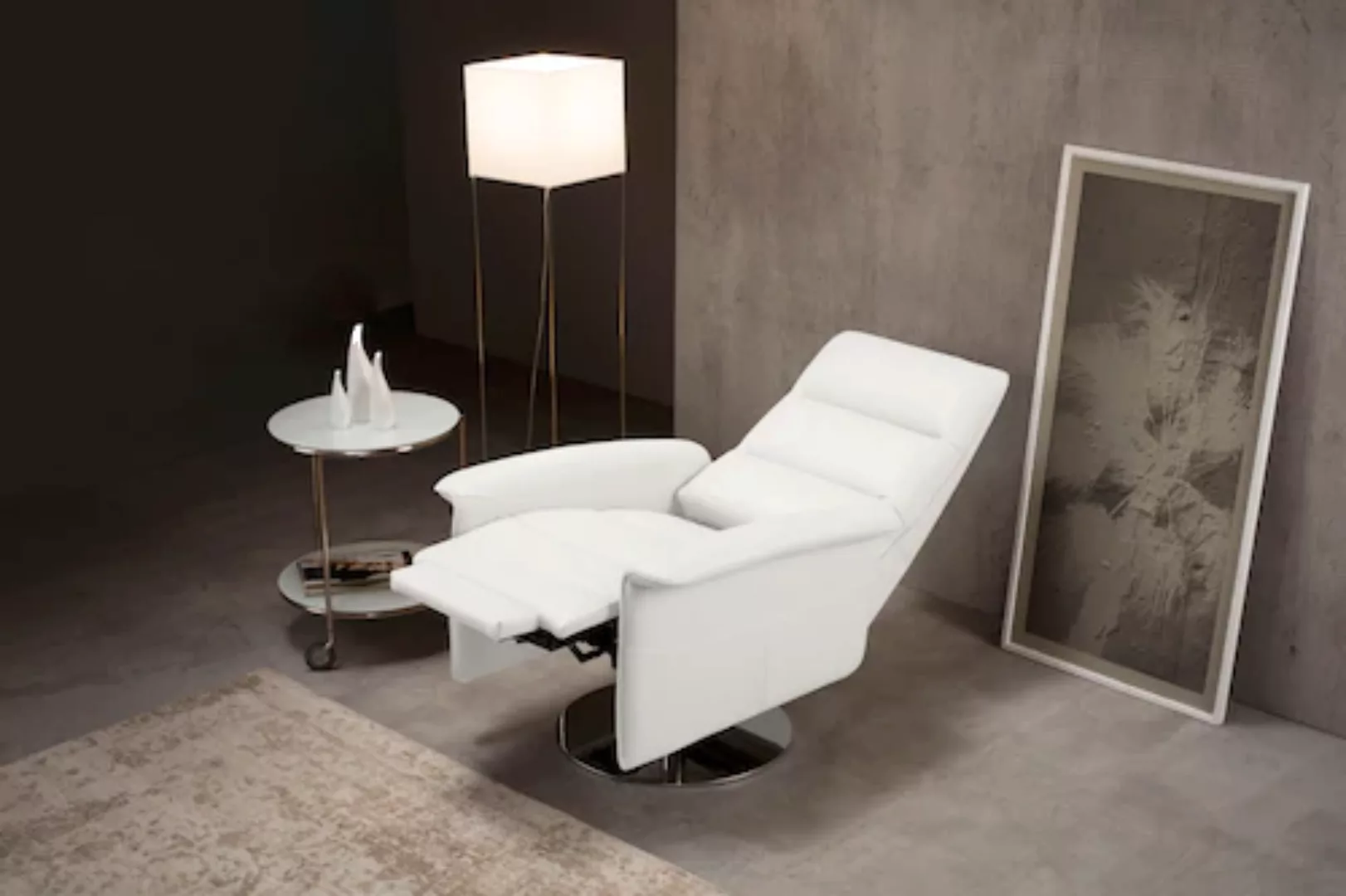 Egoitaliano Sessel »Kelly Designsessel«, drehbar, manuelle Relaxfunktion mi günstig online kaufen