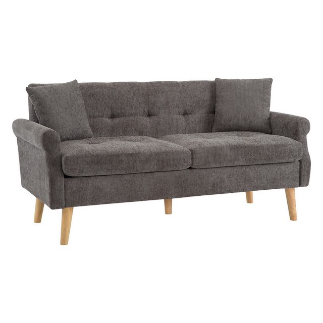 HAUSS SPLOE Ecksofa Schlafsofa Polstersofa mit 15cm dicken Kissen, Chenille günstig online kaufen