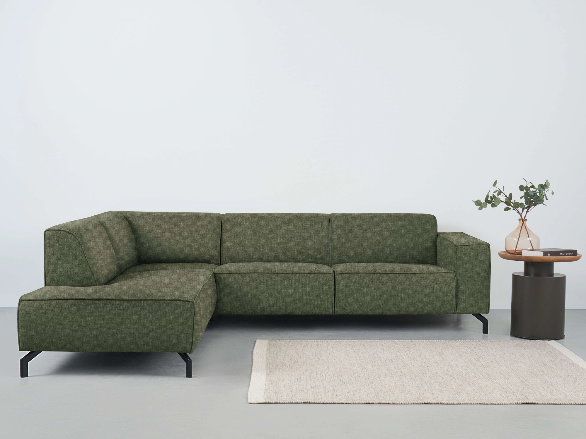 Places of Style Ecksofa Lorcan, Breite 275 cm, weiches Sitzgefühl, mit schw günstig online kaufen