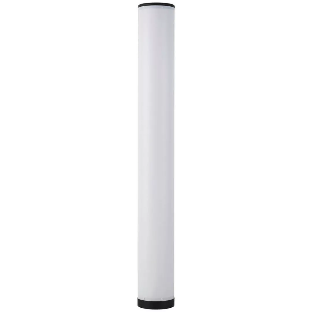 Stehleuchte C40595PO weiß schwarz Kunststoff H/D: ca. 104x13 cm 1 Brennstel günstig online kaufen