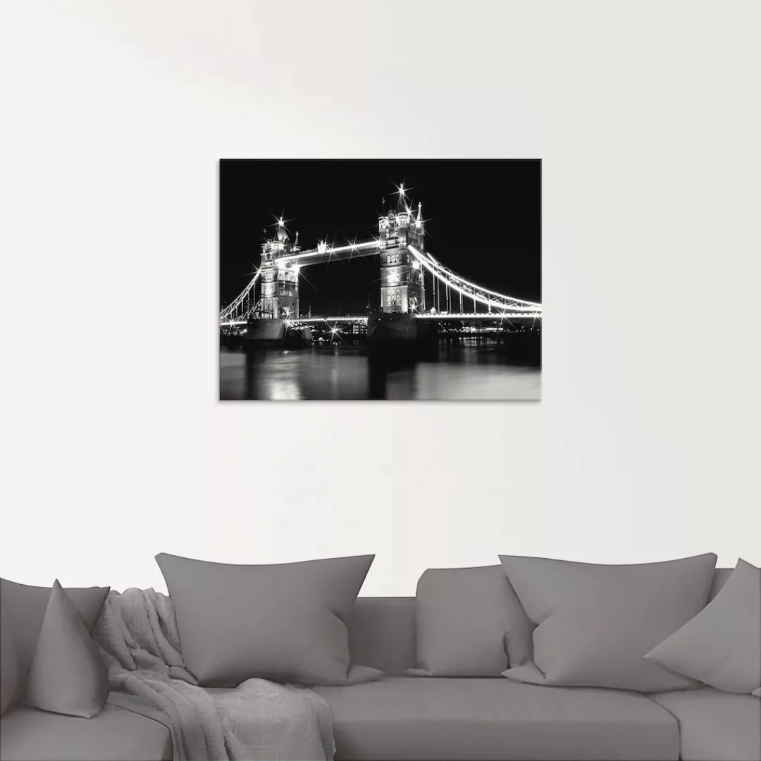Artland Glasbild »Tower Bridge London«, Brücken, (1 St.) günstig online kaufen