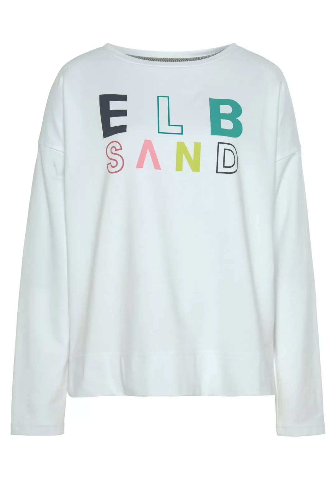 Elbsand Sweatshirt "Aliisa", mit Logodruck vorne, Basic-Passform, sportlich günstig online kaufen