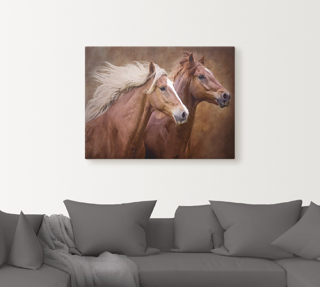 Artland Wandbild »Reinrassige Pferde I«, Haustiere, (1 St.), als Leinwandbi günstig online kaufen