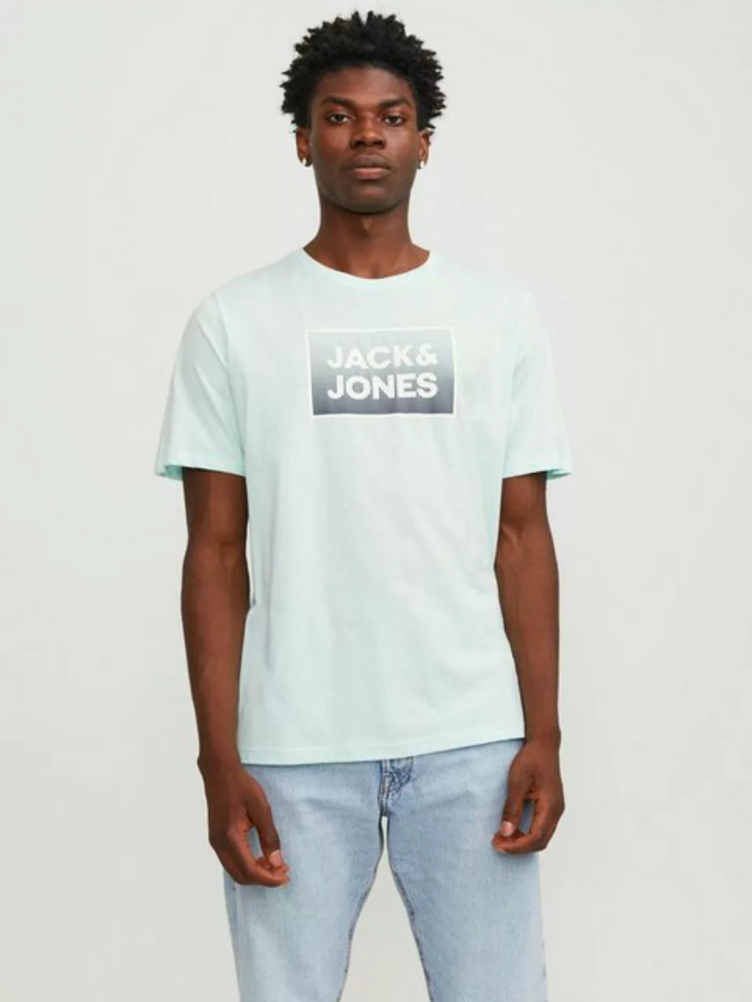 Jack & Jones Kurzarmshirt JJSTEEL TEE SS CREW NECK günstig online kaufen