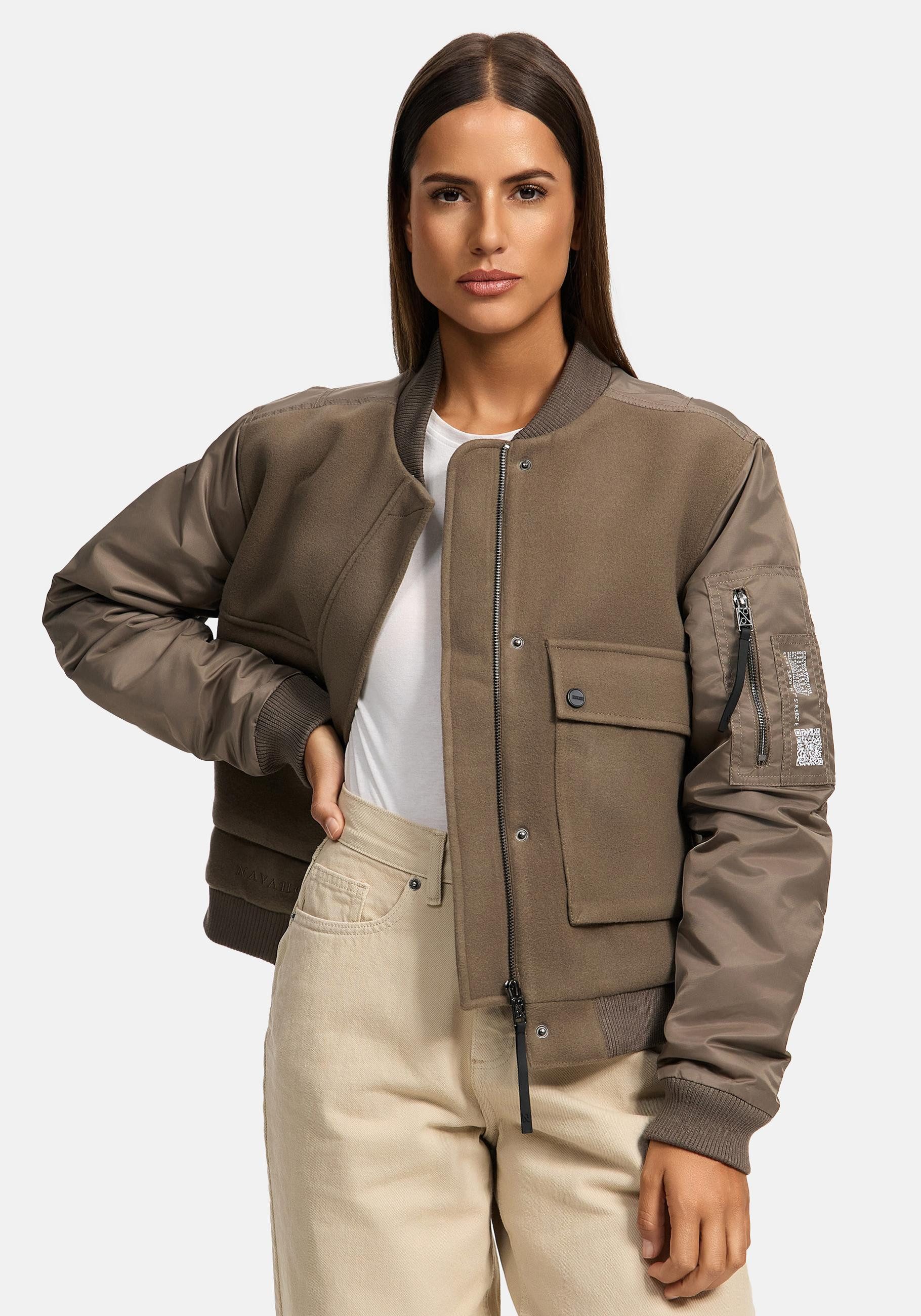 Navahoo Bomberjacke Willstehaben 14 angesagte Collegejacke günstig online kaufen