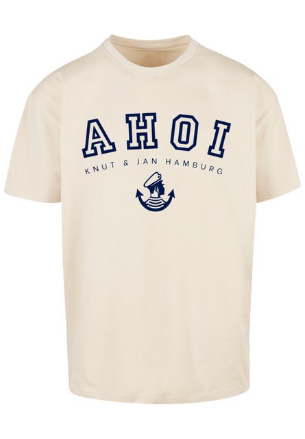 F4NT4STIC T-Shirt "Oversized T-Shirt Ahoi Knut & Jan Hamburg", Print günstig online kaufen