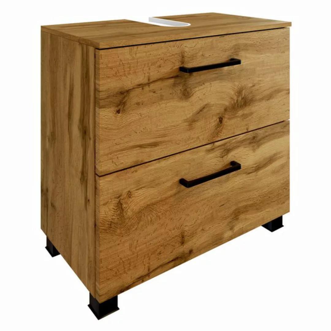 Lomadox Waschbeckenschrank MORISSON-03 Wotan Nb. 60 cm breit hängend und st günstig online kaufen