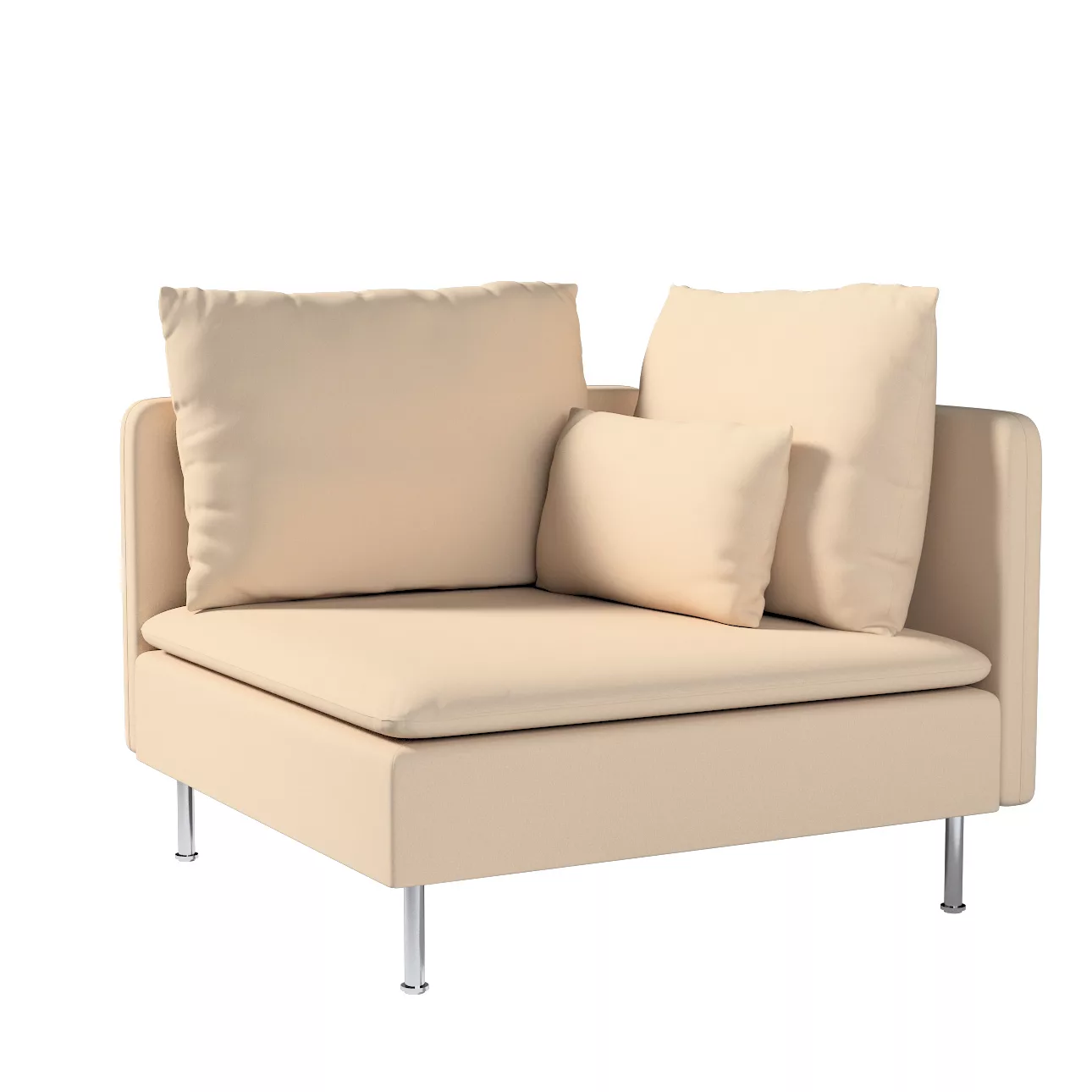 Bezug für Söderhamn Eckelement, creme-beige, Bezug für Eckelement, Living ( günstig online kaufen