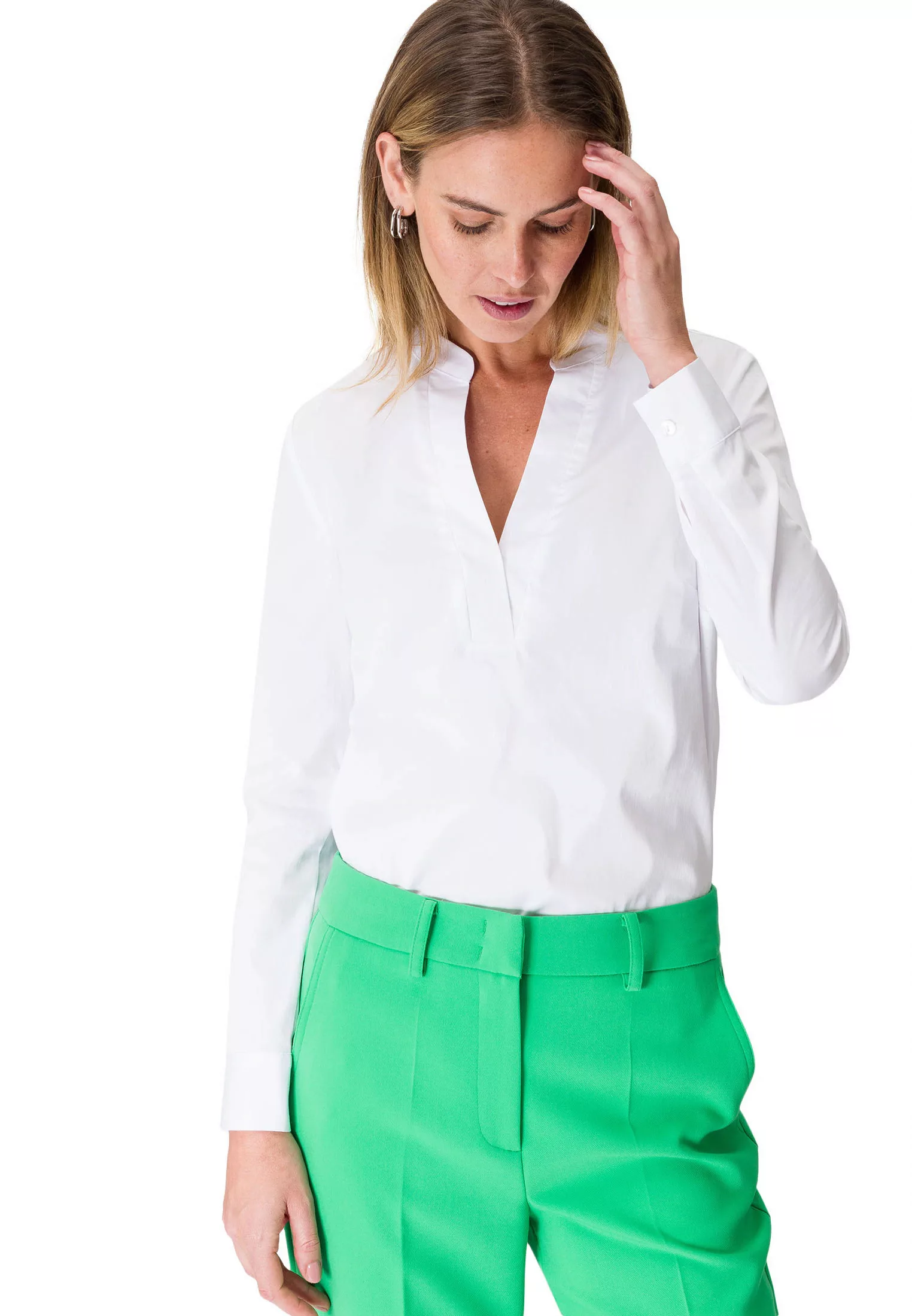 Zero Klassische Bluse "zero Bluse im Business-Look" günstig online kaufen