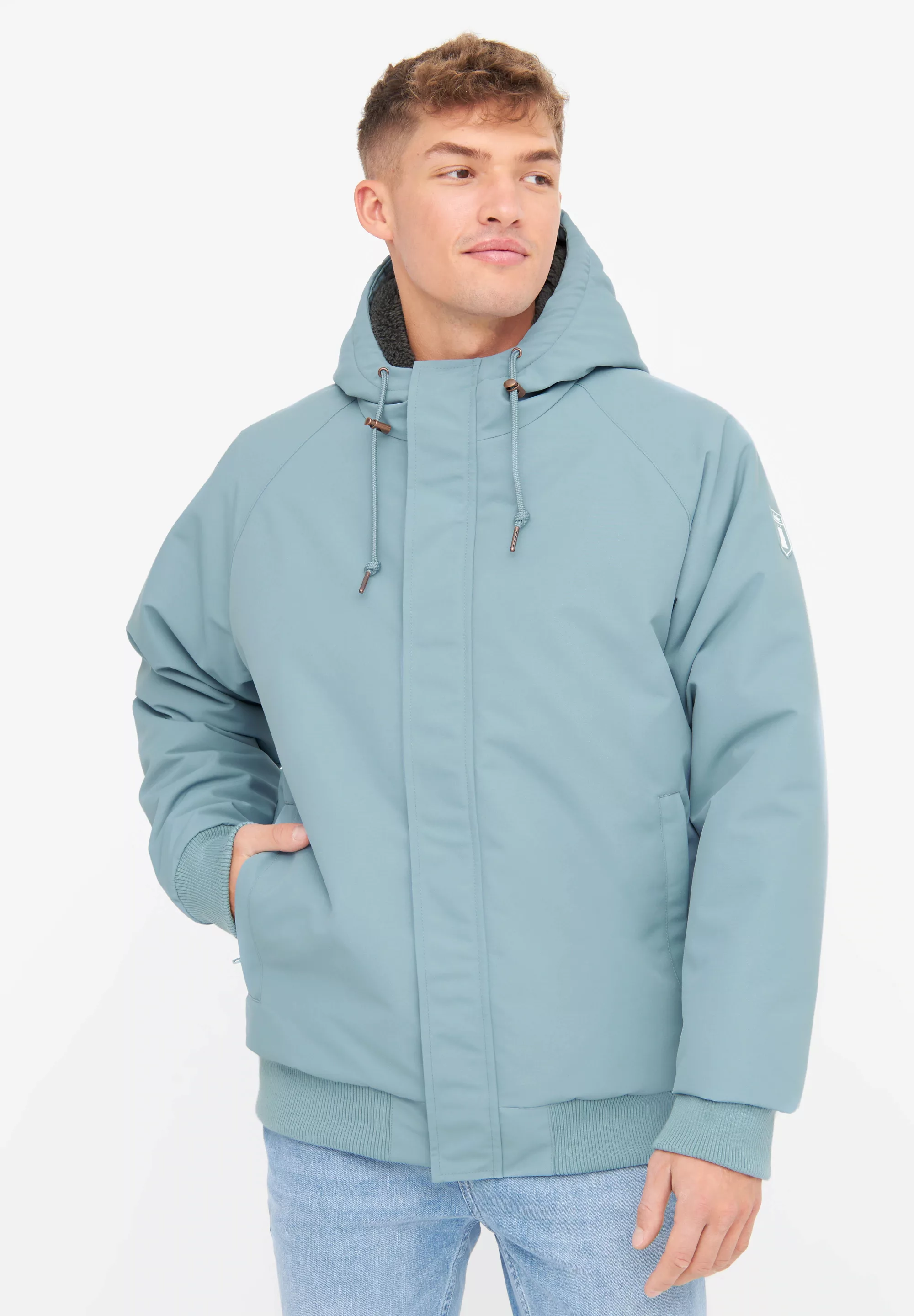 Derbe Winterjacke "Festholm Short", PVC und PFC frei, wasserabweisend, wind günstig online kaufen