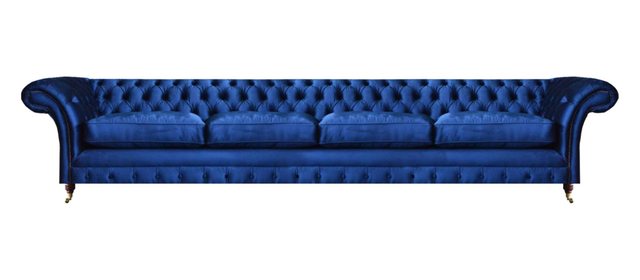JVmoebel Chesterfield-Sofa Luxus Modern Sitzmöbel Sofa Viersitzer Couch Bla günstig online kaufen
