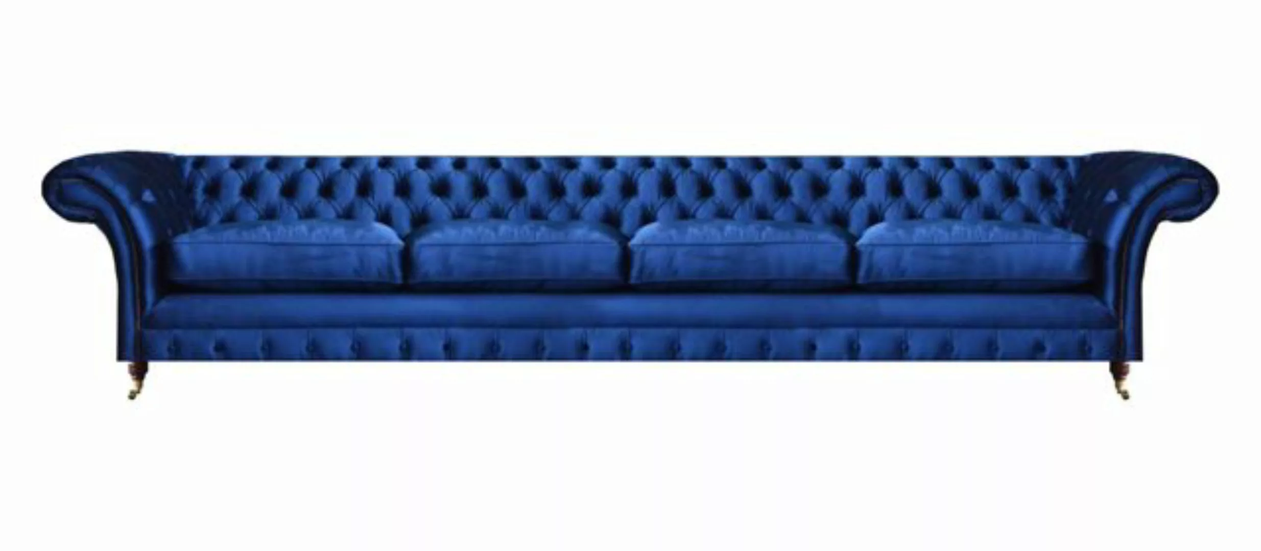 JVmoebel Chesterfield-Sofa Luxus Modern Sitzmöbel Sofa Viersitzer Couch Bla günstig online kaufen
