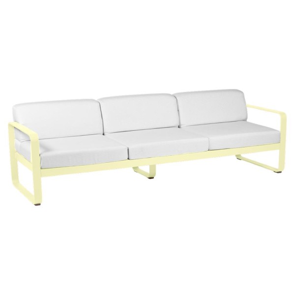 Bellevie 3-Sitzer Lounge-Sofa A6 Zitronensorbet 81 Grauweiß günstig online kaufen