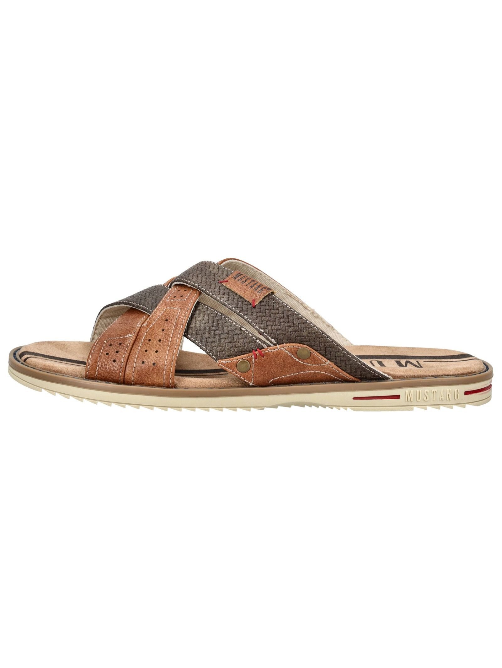 MUSTANG Pantoletten Lederimitat Pantolette günstig online kaufen