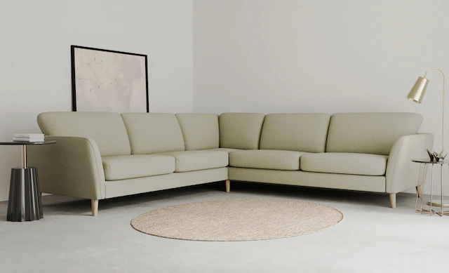 Home affaire Ecksofa »MARSEILLE 278/278 cm, L-Form, Webstoff, Flachgewebe, günstig online kaufen