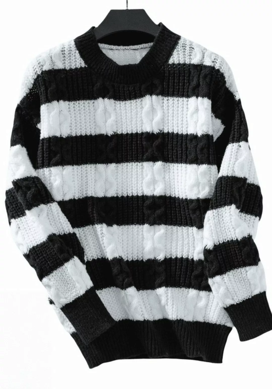 Nebelmeer Strickpullover Pullover Modischer All-Match Langärmliger Damenmod günstig online kaufen