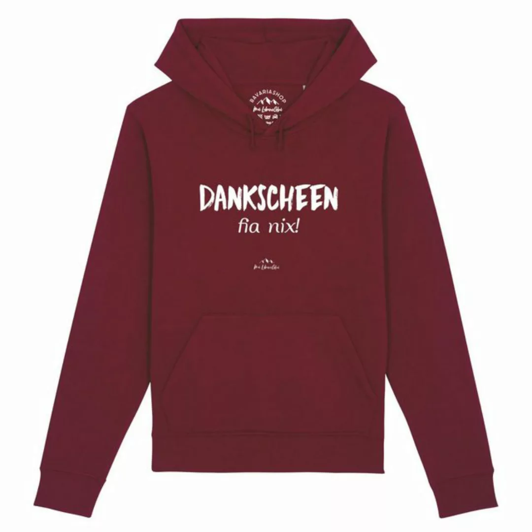 Bavariashop Hoodie Damen Hoodie "Dankscheen - fia nix! günstig online kaufen