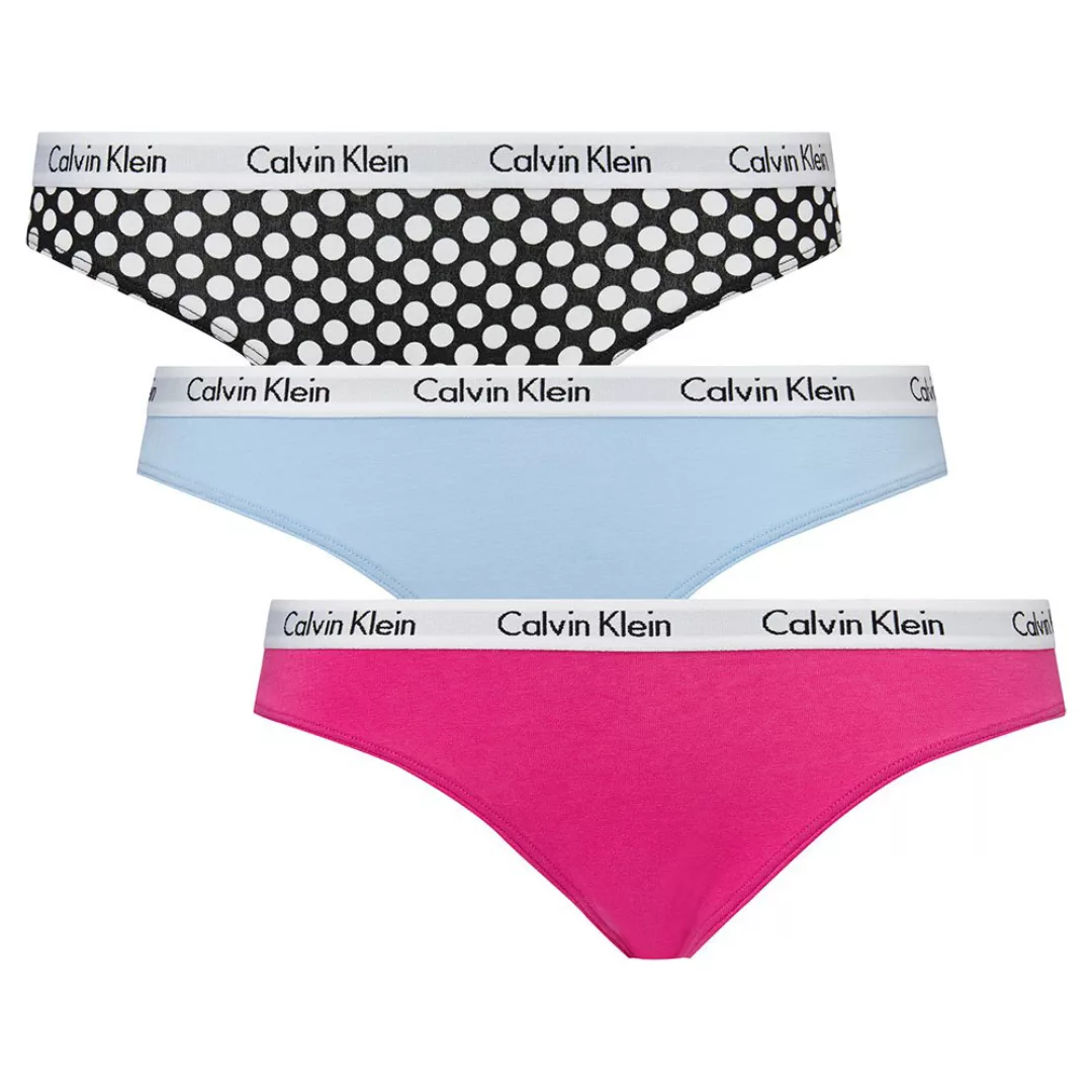 Calvin Klein Underwear Carousel Slip 3 Einheiten XS Dot Black / Blue Cantre günstig online kaufen