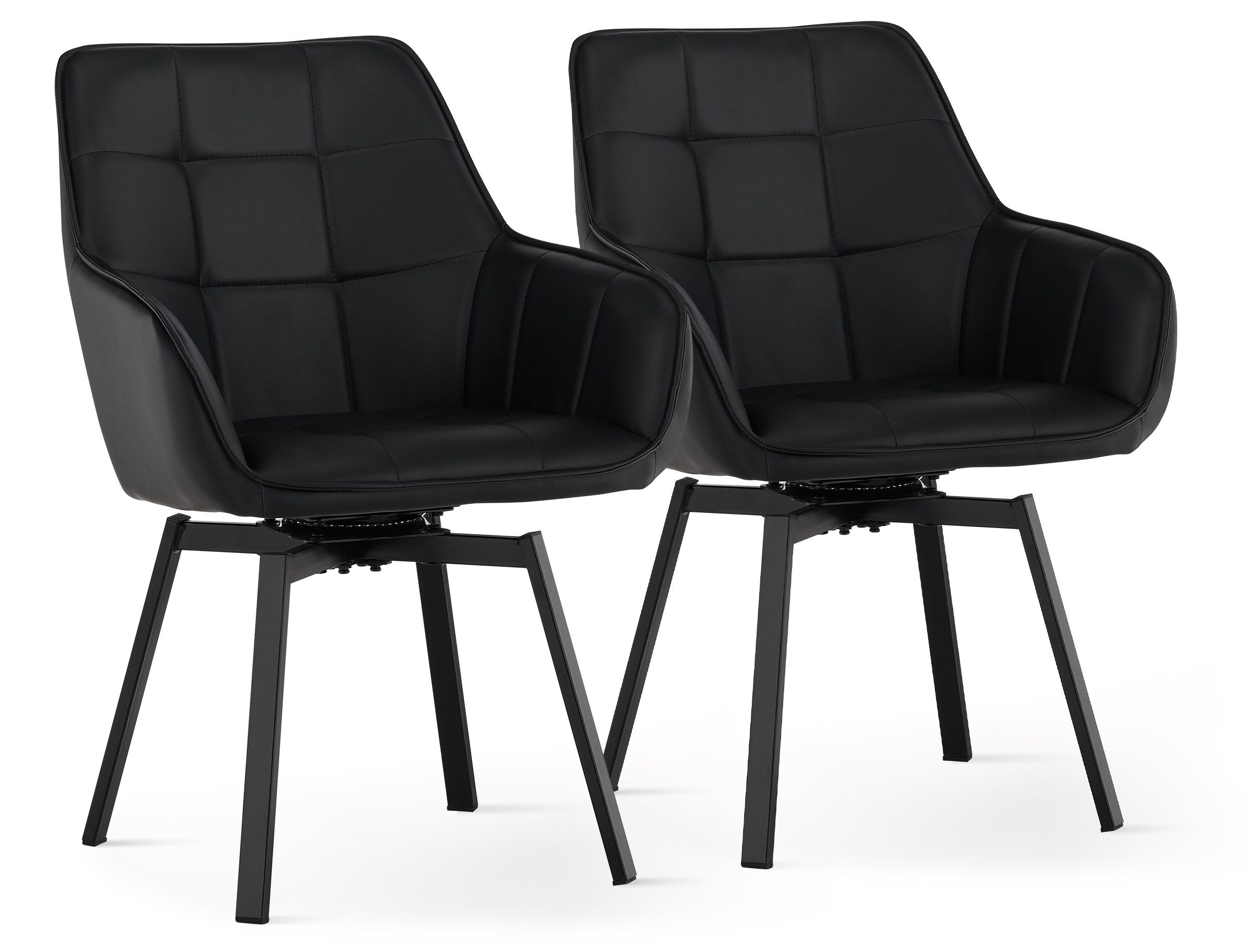 Ofcasa Esszimmerstuhl Kunstlderstuhl (2er Set), Gepolsterter günstig online kaufen