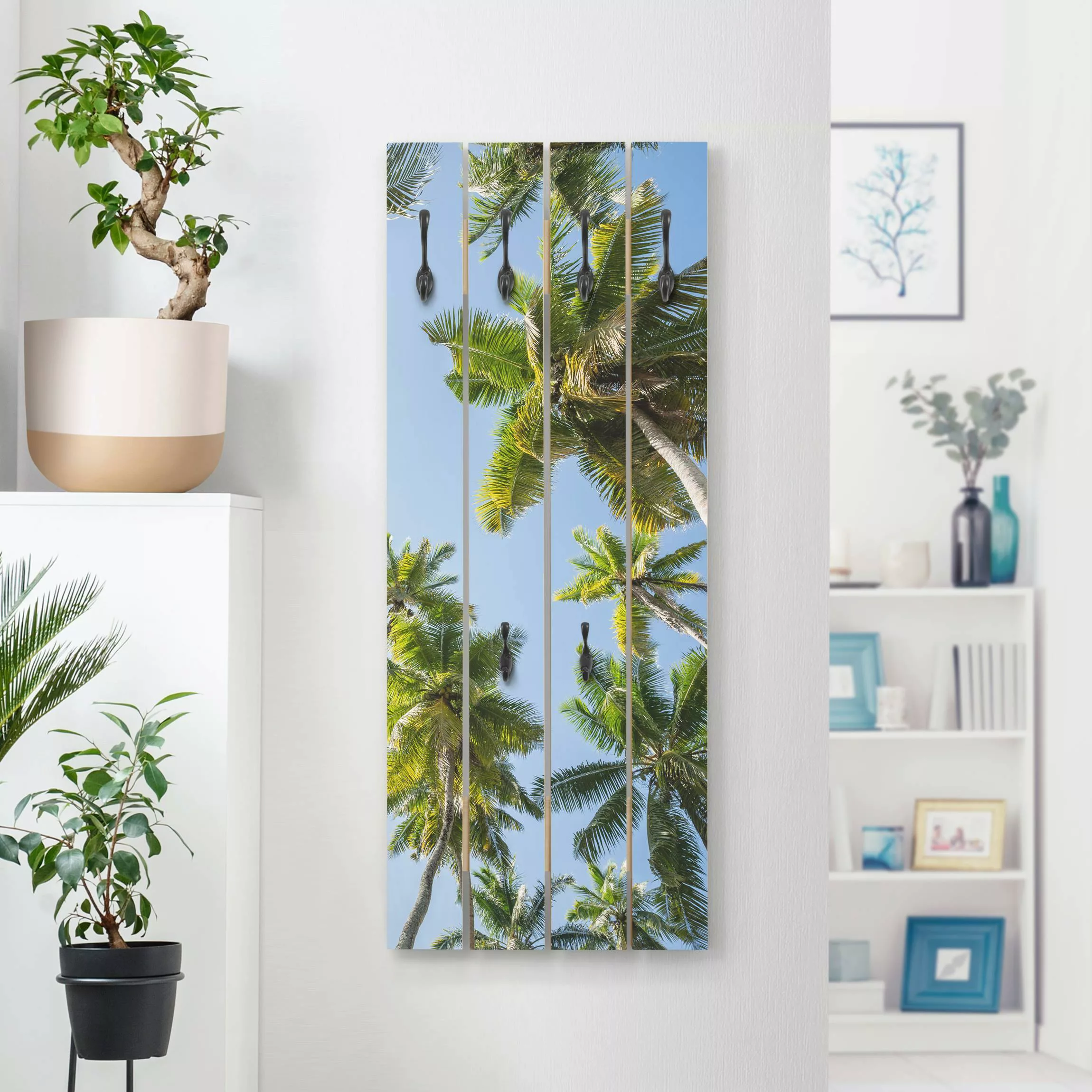 Wandgarderobe Palmen Himmel günstig online kaufen