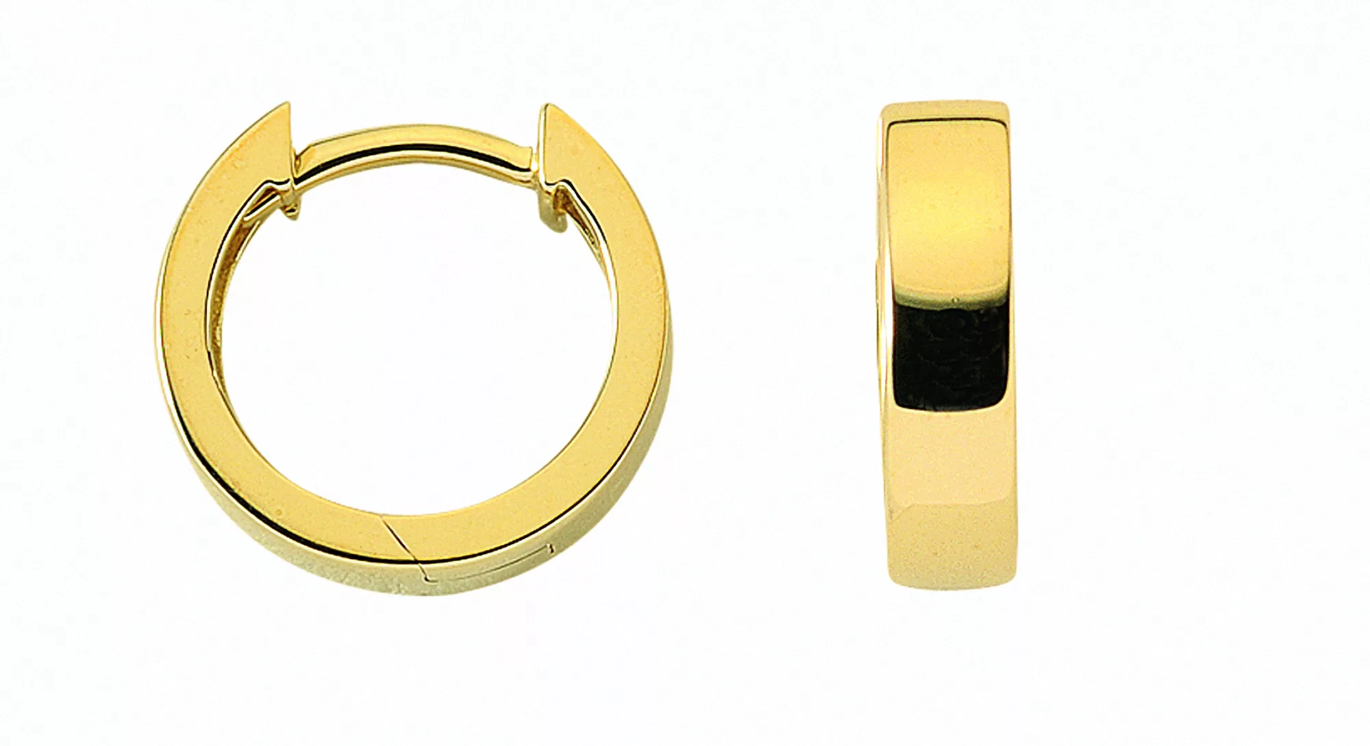 Adelia´s Paar Ohrhänger "Damen Goldschmuck 1 Paar 585 Gold Ohrringe / Creol günstig online kaufen