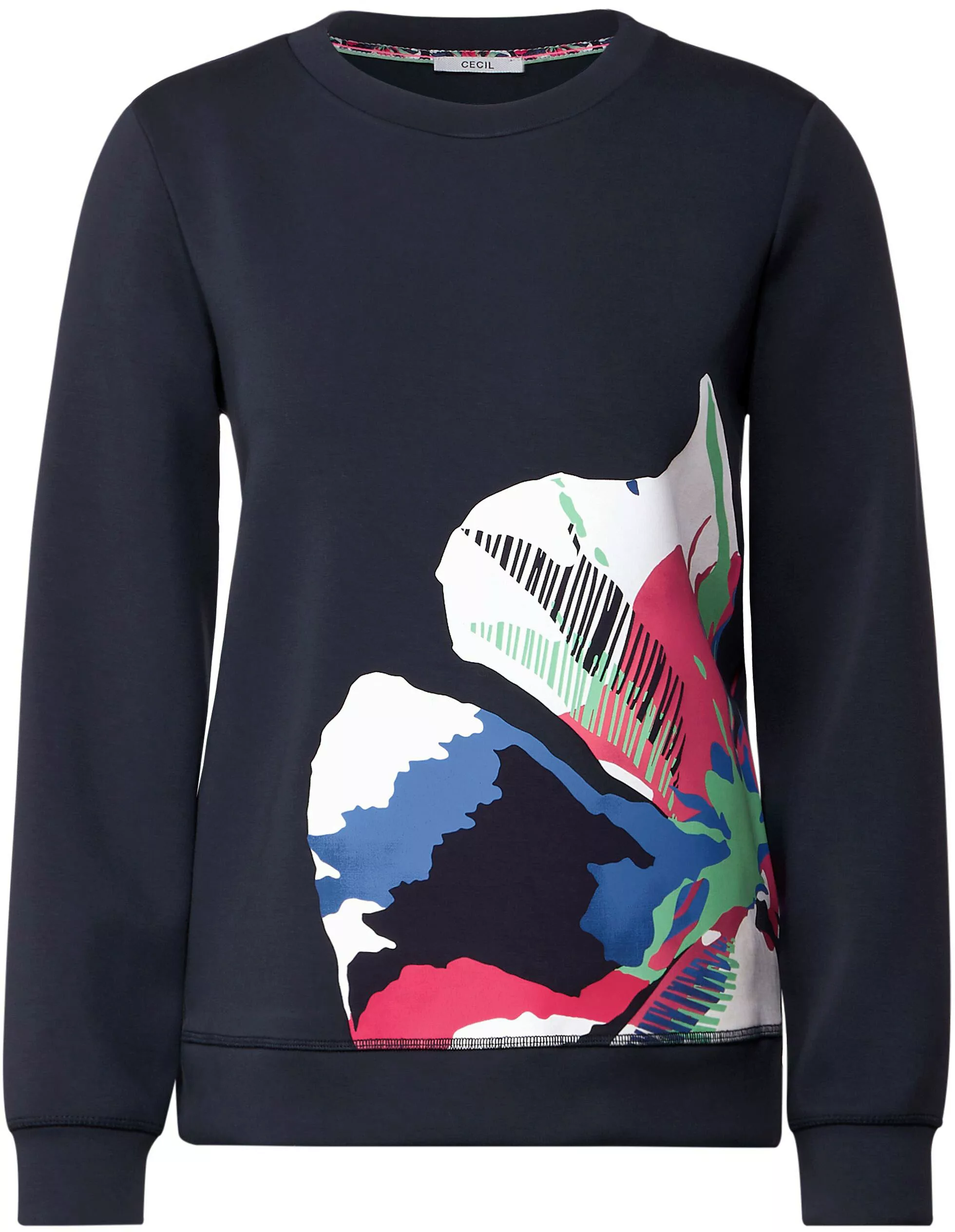 Cecil Sweatshirt mit Blumenprint günstig online kaufen