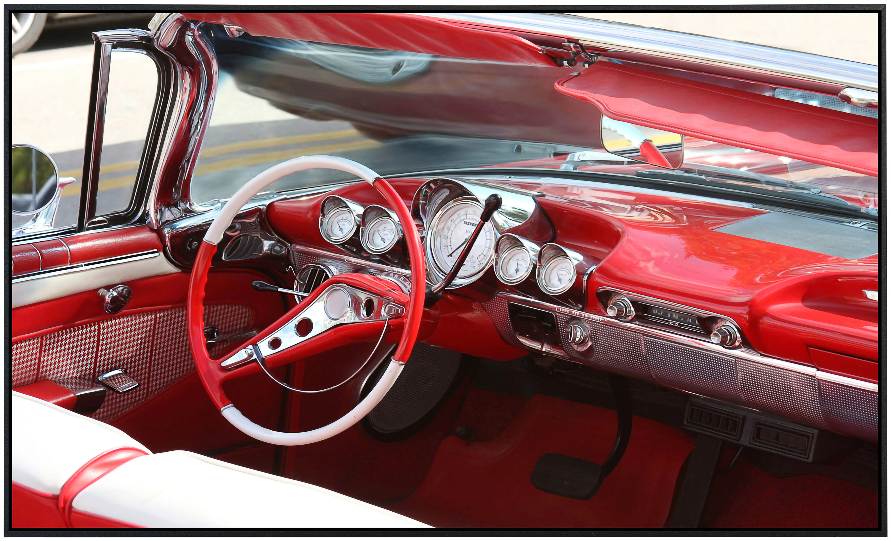 Papermoon Infrarotheizung »Cabrio Autoinnenraum«, sehr angenehme Strahlungs günstig online kaufen
