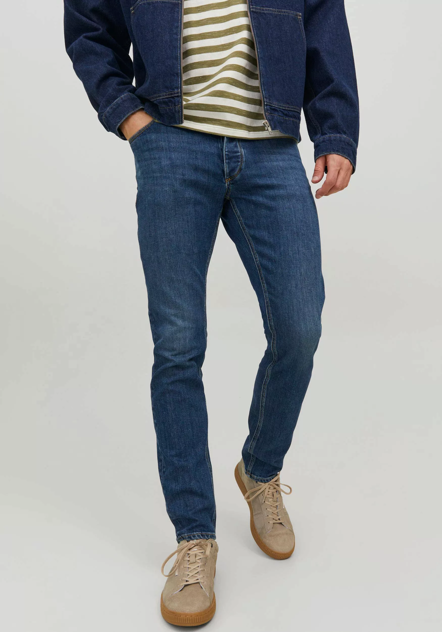 Jack & Jones Slim-fit-Jeans "JJIGLENN JJEVAN JJ 677 NOOS" günstig online kaufen