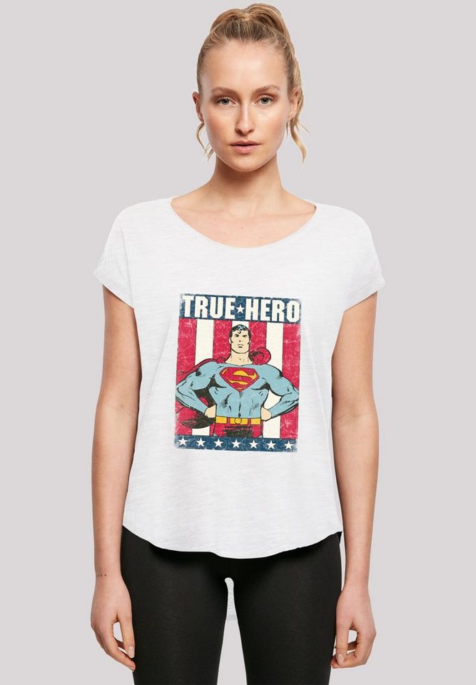 F4NT4STIC T-Shirt DC Comics Superman True Hero Superheld Print günstig online kaufen