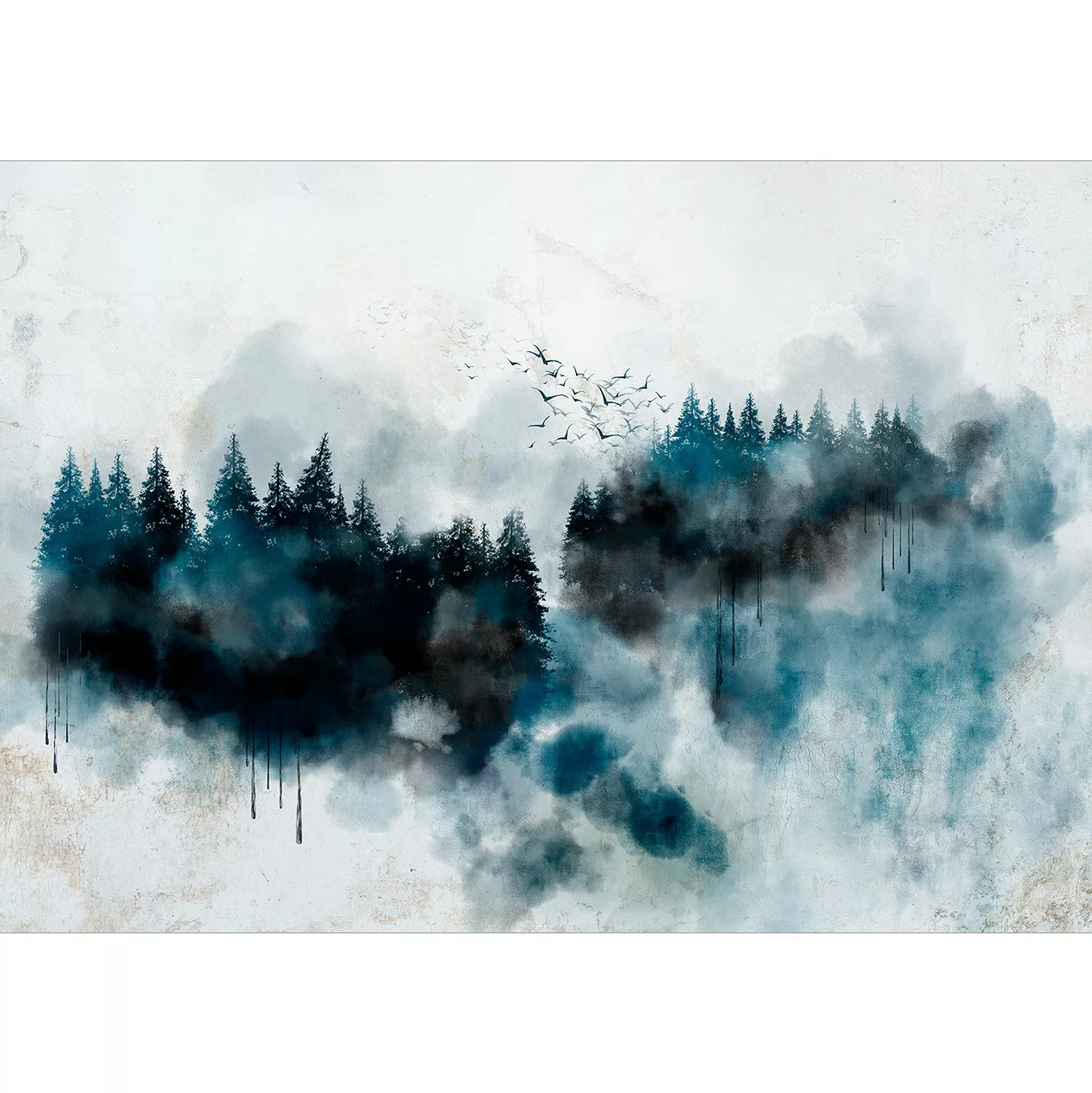 Selbstklebende Fototapete - Painted Mountains günstig online kaufen