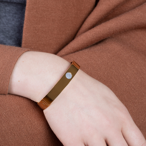 Minimalistischer Armreif Gold | Ava günstig online kaufen