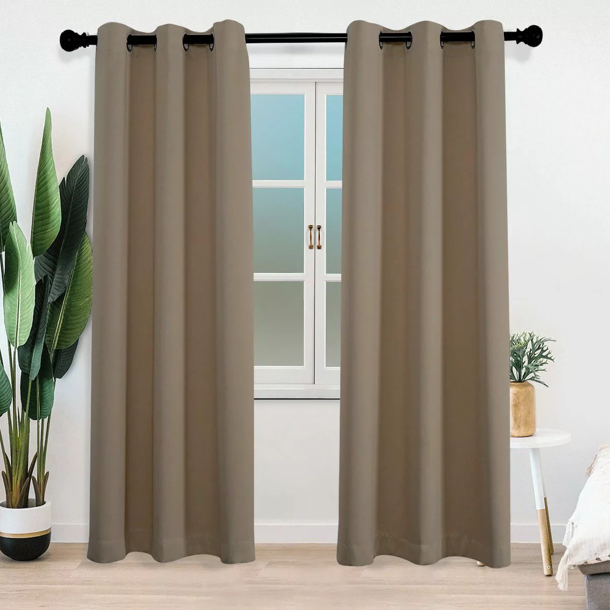 Simloveve Verdunkelungsvorhang 2er-Set Gardinen Blickdichte Thermo günstig online kaufen