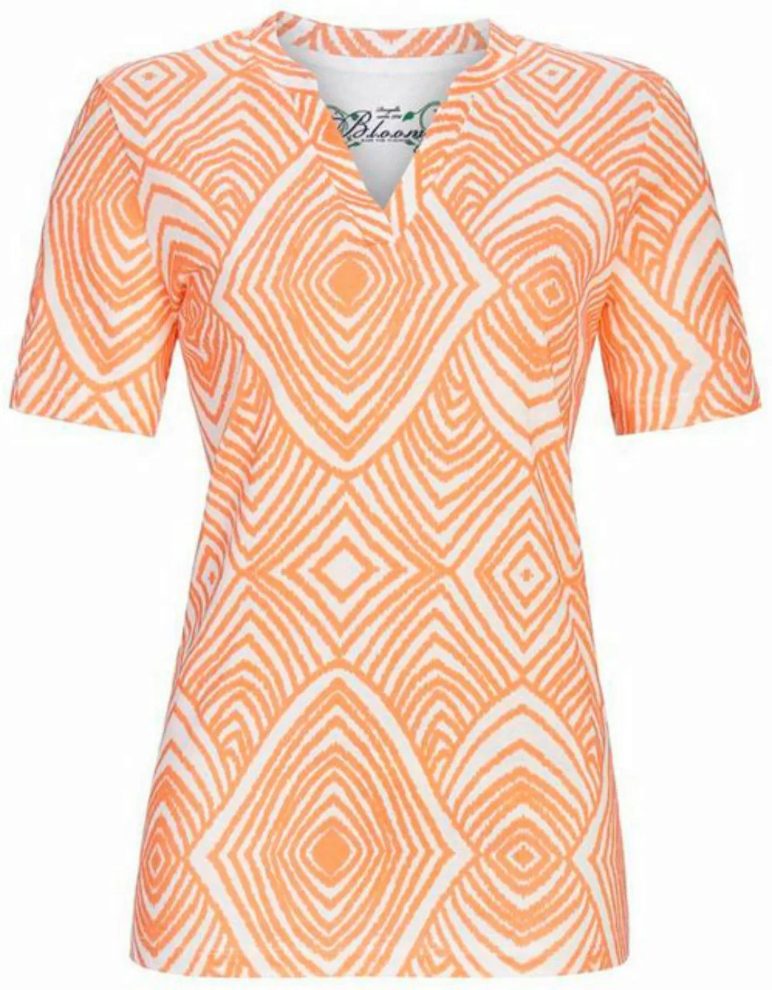 Ringella Pyjamaoberteil Damen Pyjamashirt mit kurzem Arm (1-tlg) Ethno Prin günstig online kaufen