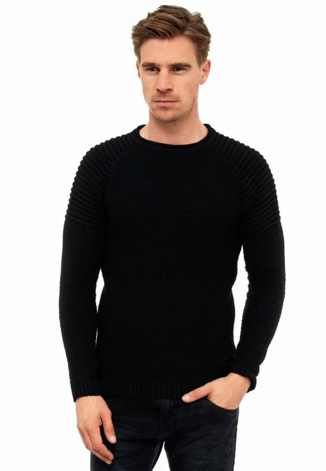 Rusty Neal Strickpullover, im modischen Strick-Design günstig online kaufen