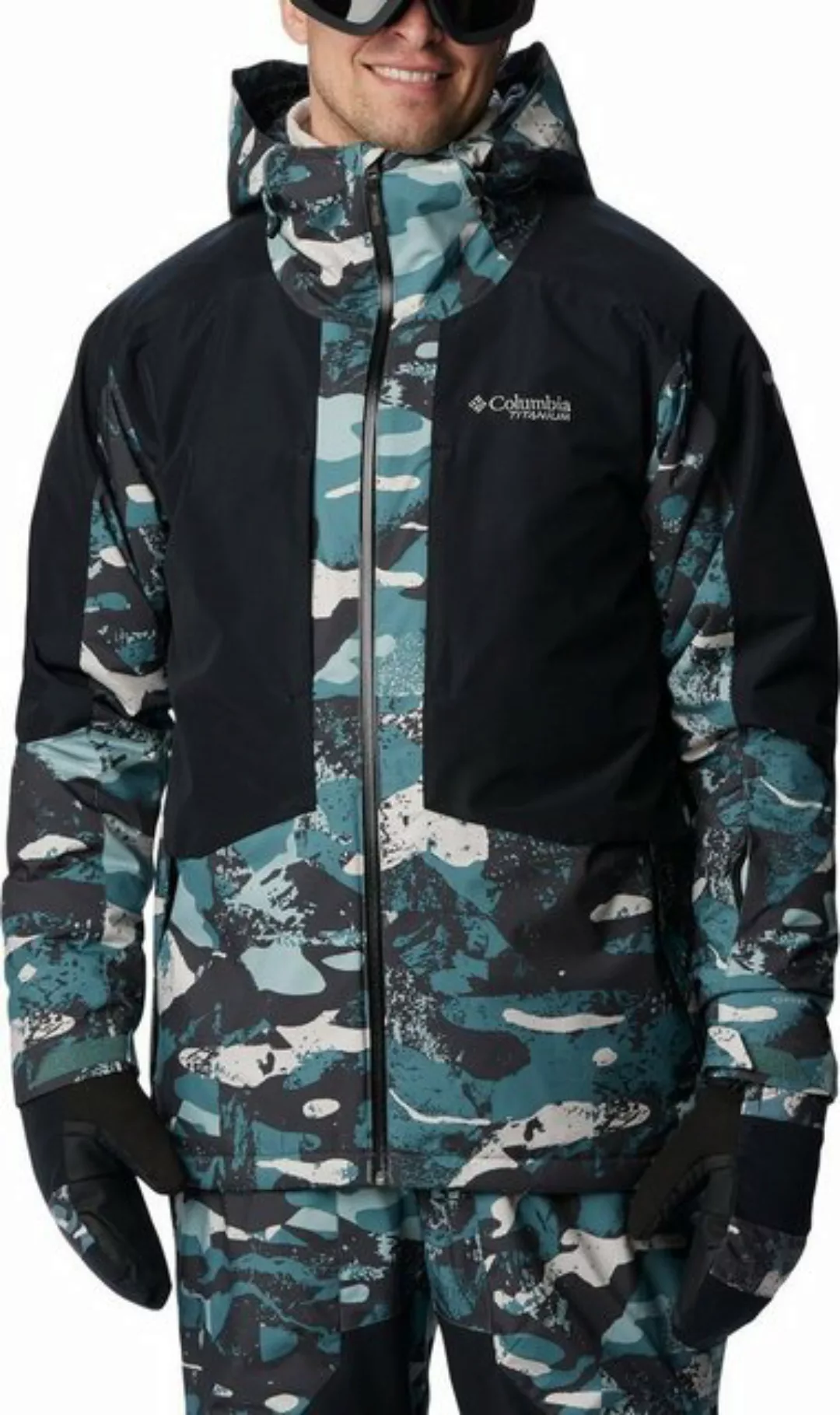 Columbia Funktionsjacke Highland Summit Jacket METAL GEOGLACIAL PRINT, BLAC günstig online kaufen