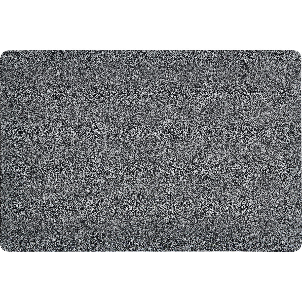HOMCOM Fußmatte aus Baumwolle waschbar Dunkelgrau 120 x 80 x 0,45 cm   Aoso günstig online kaufen