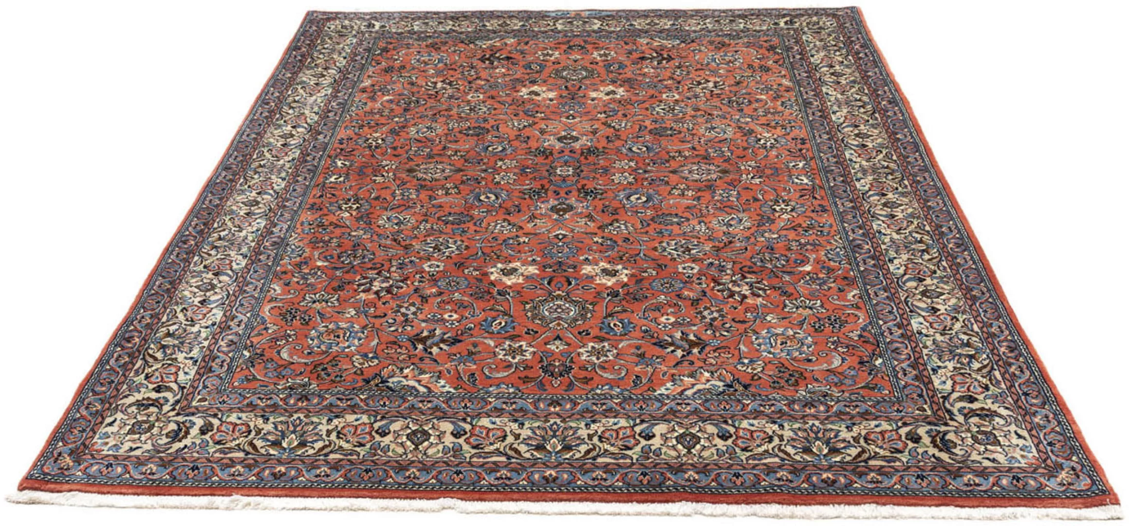 morgenland Wollteppich »Golpayegan Medaillon Blu scuro 325 x 217 cm«, recht günstig online kaufen