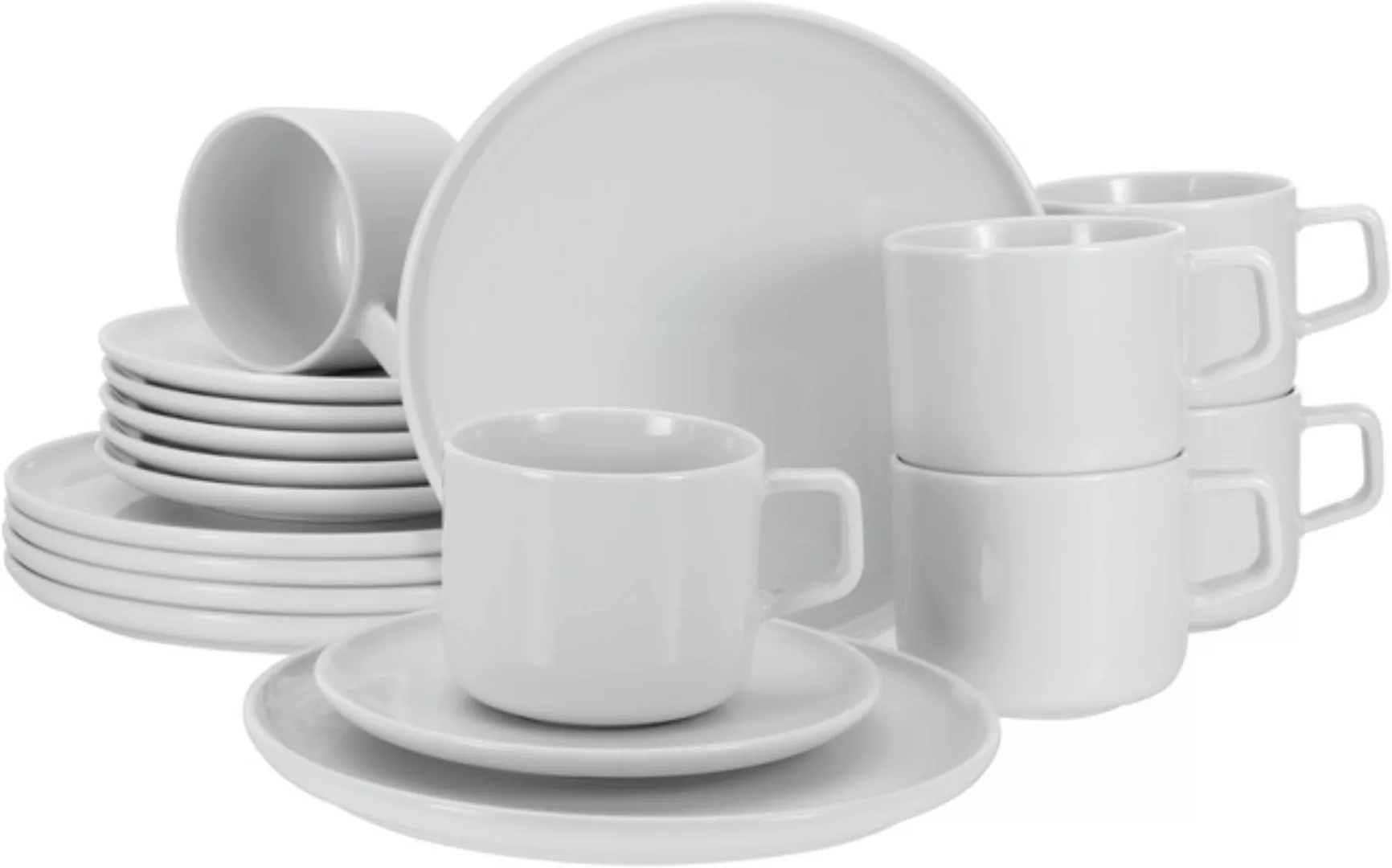 CreaTable Kaffeeservice »Chef Collection«, (Set, 18 tlg., Kaffeegeschirr fü günstig online kaufen