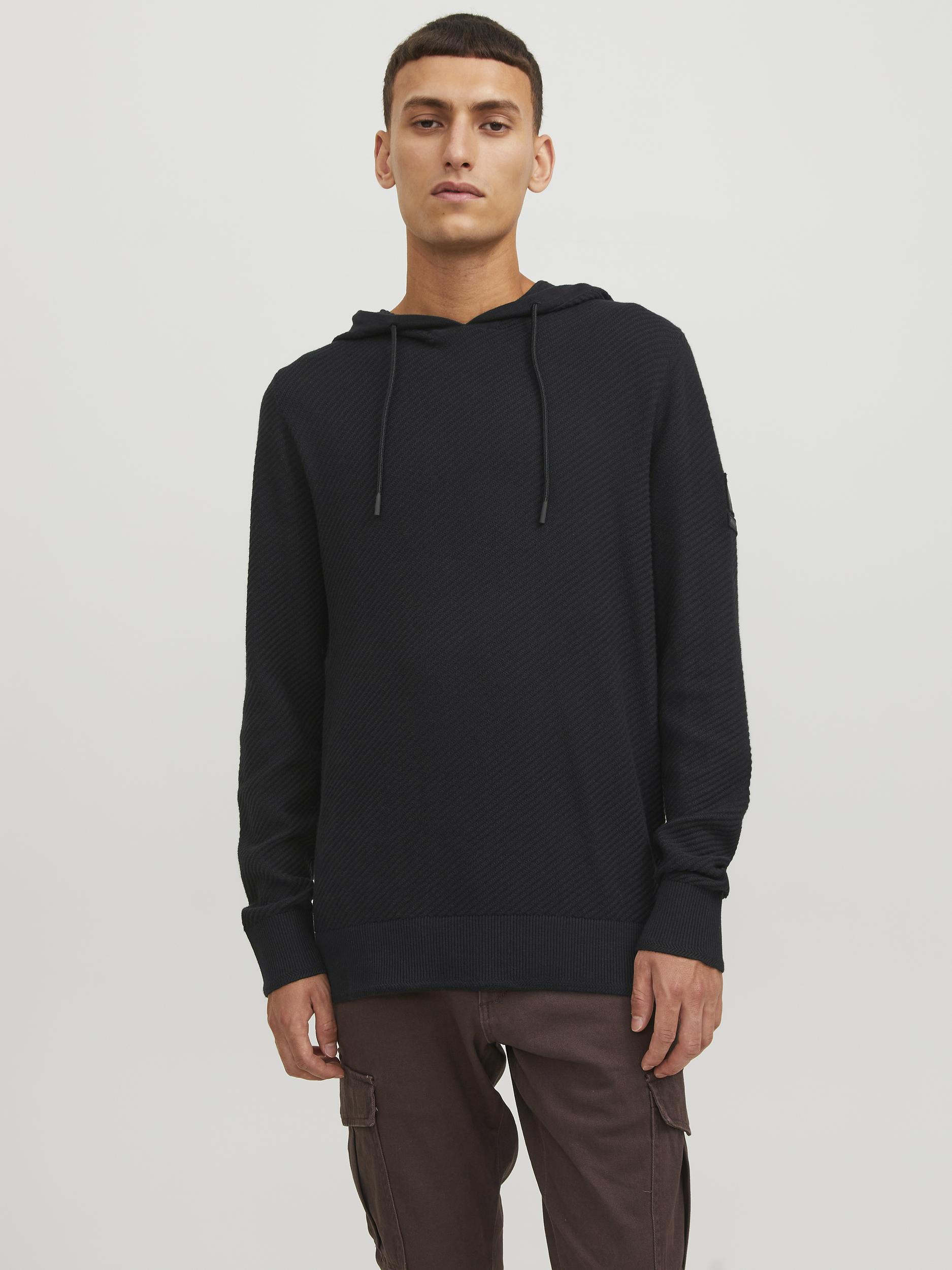 Jack & Jones Kapuzenpullover JCOCLASSIC TWILL KNIT HOOD SN günstig online kaufen