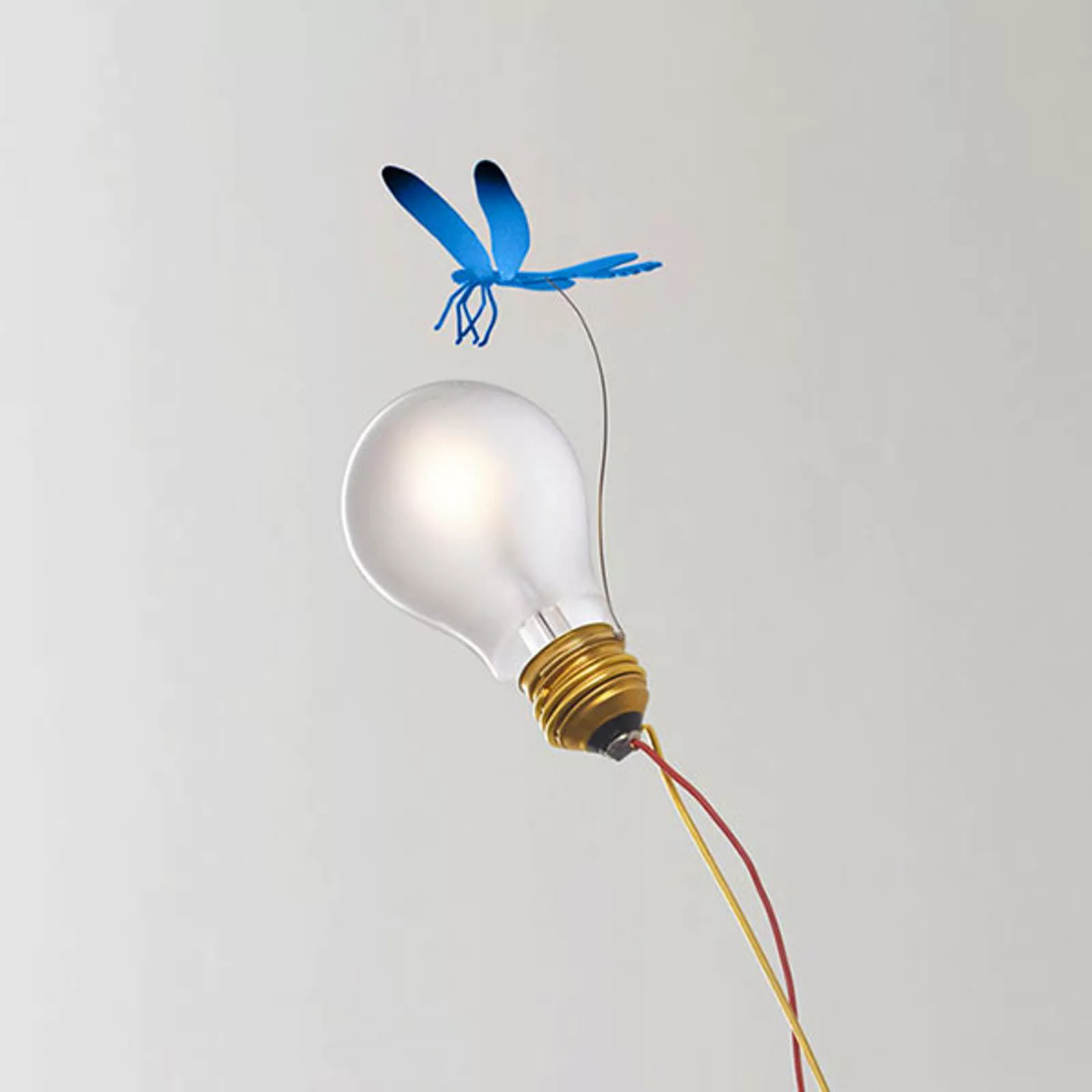 Ingo Maurer I Ricchi Poveri Bzzzz Tischlampe, blau günstig online kaufen