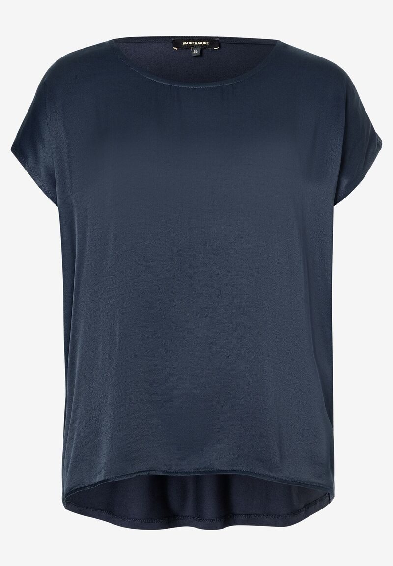 MORE&MORE Kurzarmshirt Blusenshirt günstig online kaufen