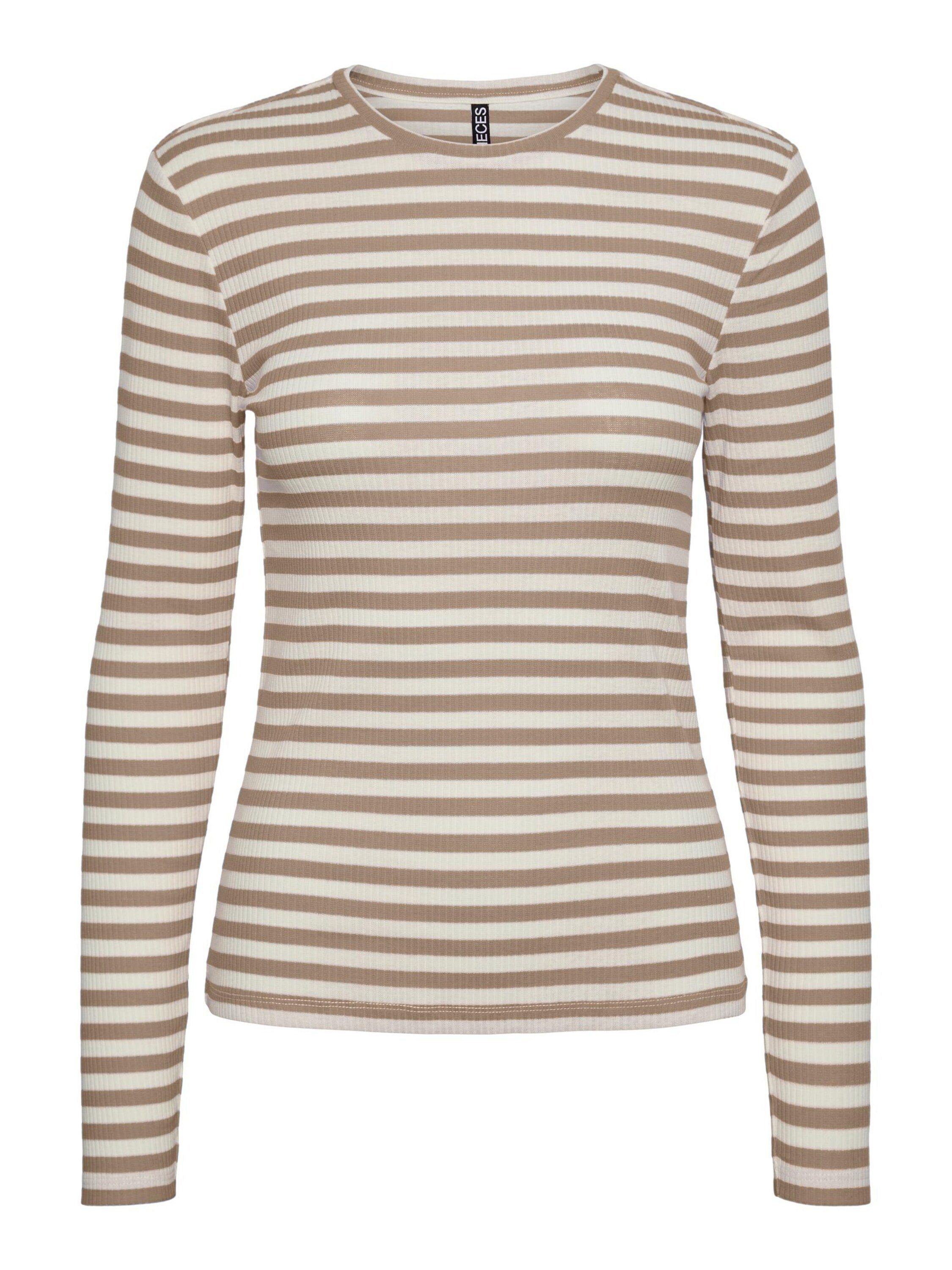 pieces Langarmshirt RUKA (1-tlg) Plain/ohne Details günstig online kaufen