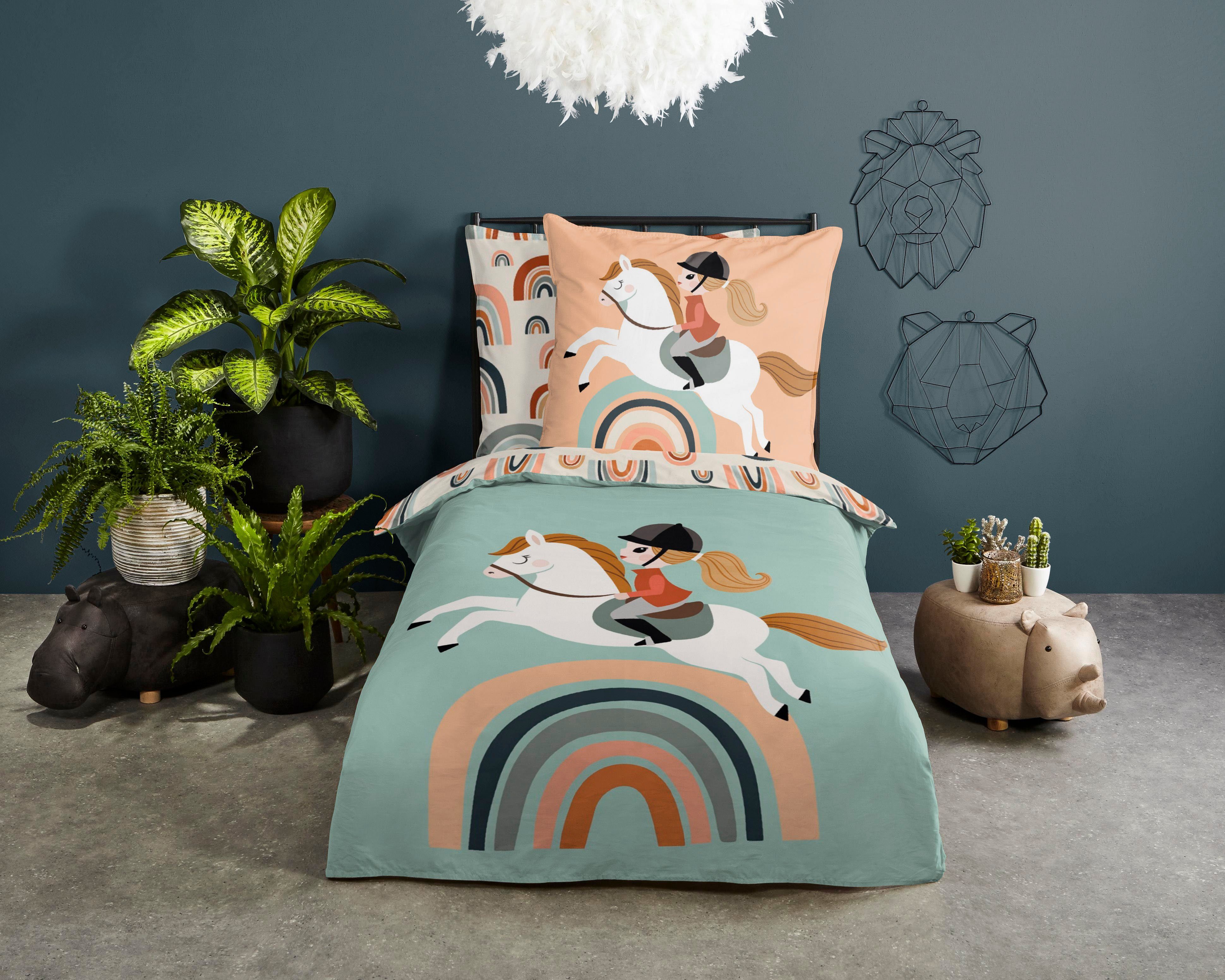 good morning Kinderbettwäsche »Destin«, Baumwolle, 135x200, Reißverschluss, günstig online kaufen