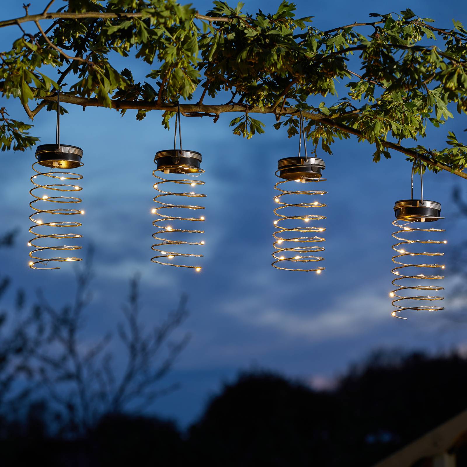 LED-Solarleuchte Spring SpiraLight im 6er Pack günstig online kaufen