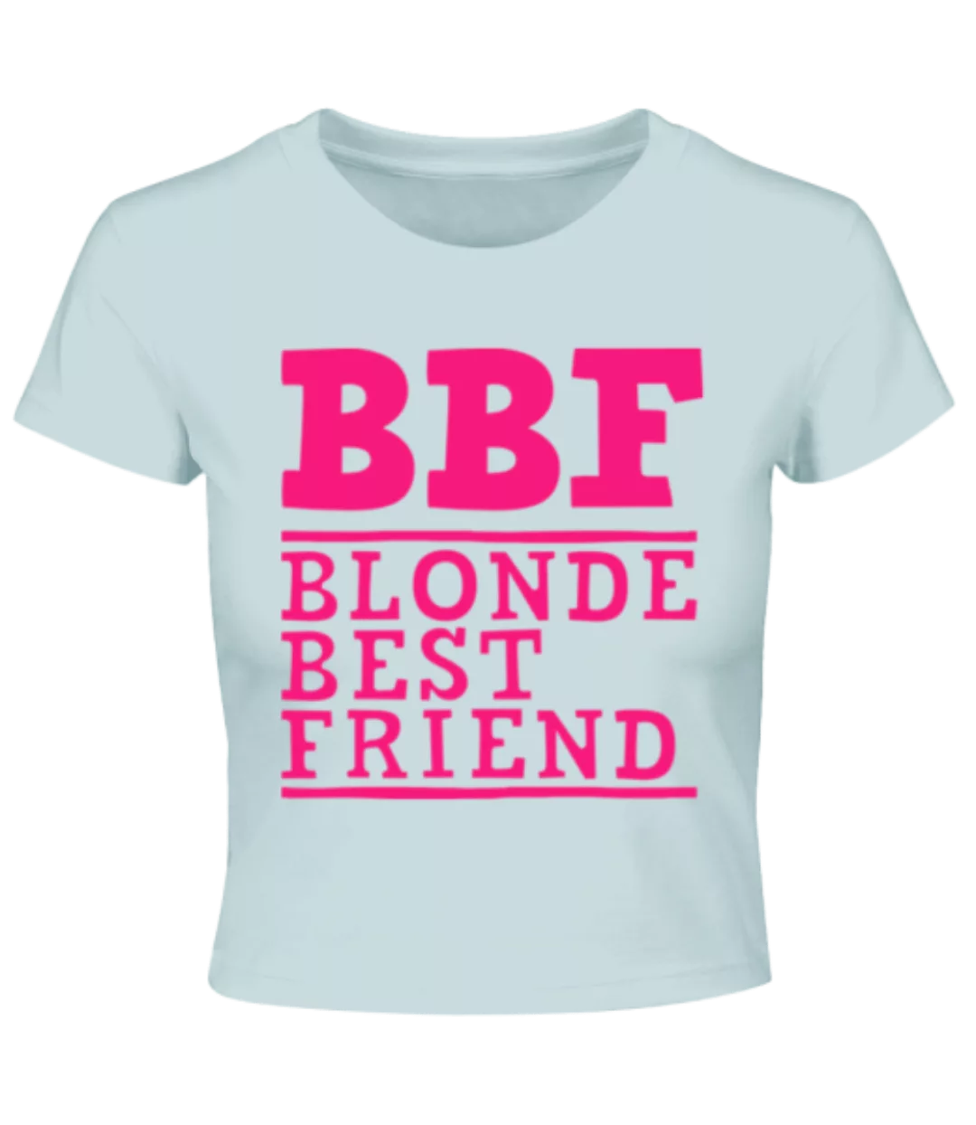 bff Blonde Best Friend · Crop T-Shirt günstig online kaufen